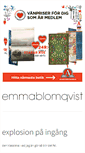 Mobile Screenshot of emmablomqvist.forme.se